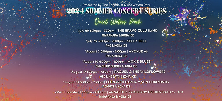 Quiet Waters Summer Concerts August